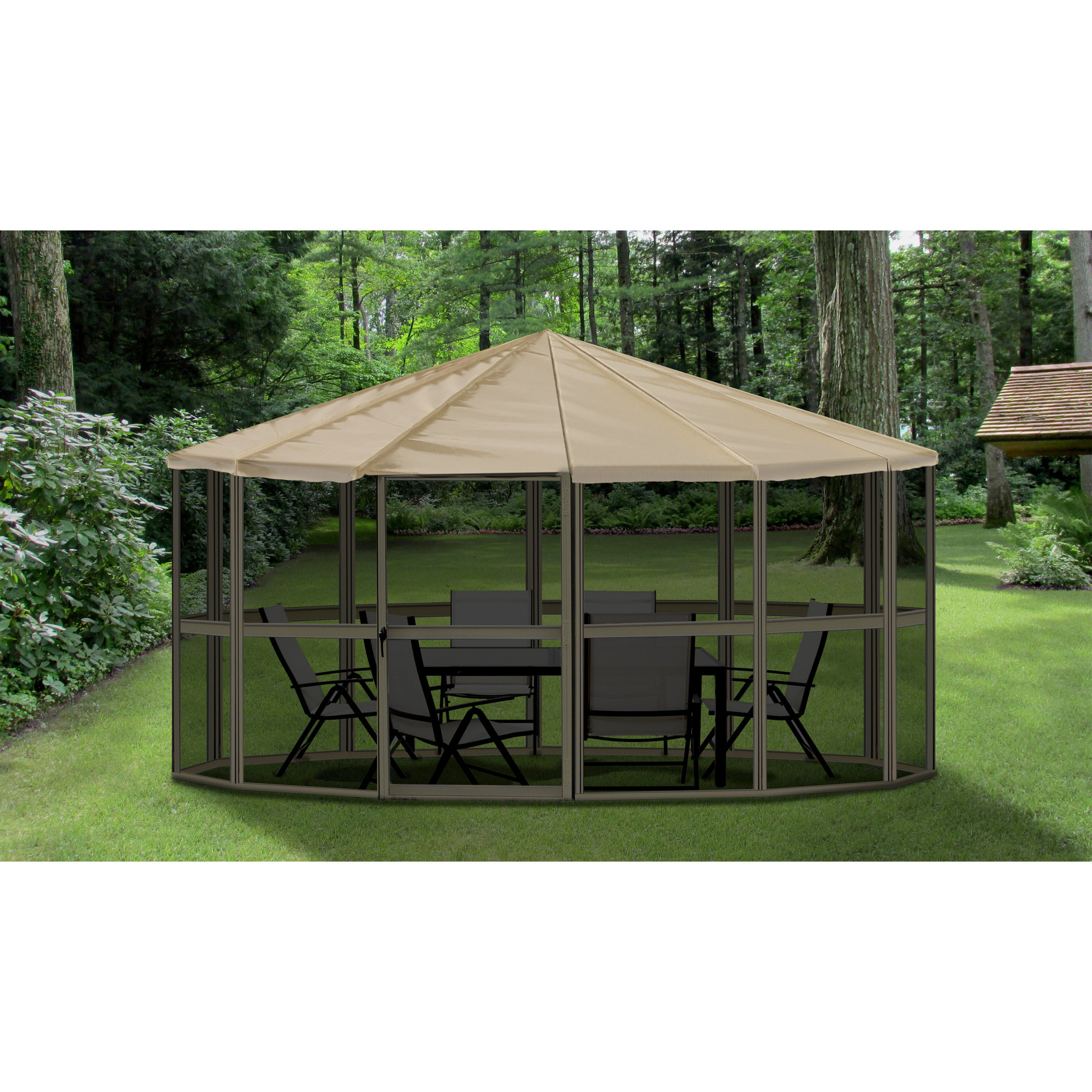 Gazebo Penguin 14 Ft. W x 14 Ft. D Metal Portable Gazebo & Reviews